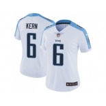 Women Nike Tennessee Titans #6 Brett Kern White Stitched NFL Vapor Untouchable Limited Jersey