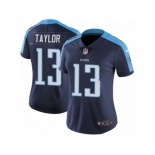 Women's Nike Tennessee Titans #13 Taywan Taylor Vapor Untouchable Limited Navy Blue Alternate NFL Jersey