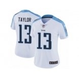 Women's Nike Tennessee Titans #13 Taywan Taylor Vapor Untouchable Limited White NFL Jersey