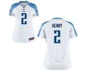 Women's Nike Tennessee Titans #2 Derrick Henry White NFL Jersey