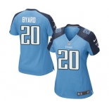 Women's Nike Tennessee Titans #20 Kevin Byard Game Light Blue Team Color NFL Jersey