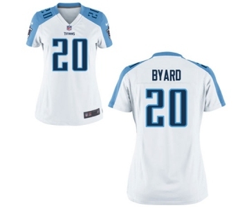 Women's Nike Tennessee Titans #20 Kevin Byard White NFL Jersey