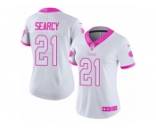 Women's Nike Tennessee Titans #21 Da'Norris Searcy Limited White Pink Rush Fashion NFL Jersey