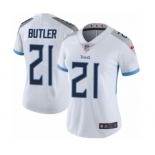 Women's Nike Tennessee Titans #21 Malcolm Butler White Vapor Untouchable Elite Player NFL Jersey