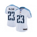 Women's Nike Tennessee Titans #23 Brice McCain Elite White NFL Jersey