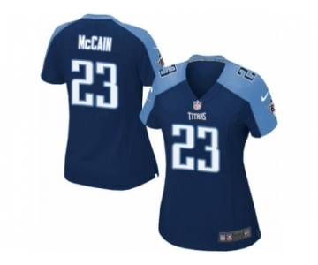 Women's Nike Tennessee Titans #23 Brice McCain Game Navy Blue Alternate NFL Jersey