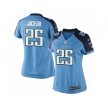 Women's Nike Tennessee Titans #25 Adoree' Jackson Limited Light Blue Team Color NFL Jersey