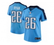 Women's Nike Tennessee Titans #26 Logan Ryan Limited Light Blue Rush NFL Jersey