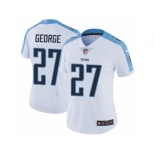 Women's Nike Tennessee Titans #27 Eddie George Vapor Untouchable Limited White NFL Jersey