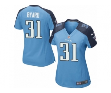 Women's Nike Tennessee Titans #31 Kevin Byard Game Light Blue Team Color NFL Jersey