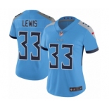 Women's Nike Tennessee Titans #33 Dion Lewis Light Blue Alternate Vapor Untouchable Limited Player NFL Jersey