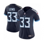 Women's Nike Tennessee Titans #33 Dion Lewis Navy Blue Team Color Vapor Untouchable Limited Player NFL Jersey