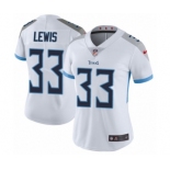 Women's Nike Tennessee Titans #33 Dion Lewis White Vapor Untouchable Elite Player NFL Jersey