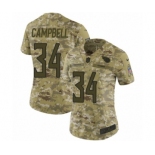 Women's Nike Tennessee Titans #34 Earl Campbell Limited Camo 2018 Salute to Service NFL Jersey