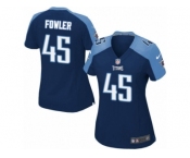 Women's Nike Tennessee Titans #45 Jalston Fowler Limited Navy Blue Alternate NFL Jersey