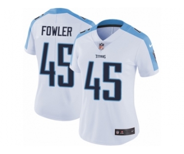 Women's Nike Tennessee Titans #45 Jalston Fowler Vapor Untouchable Limited White NFL Jersey