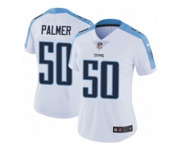 Women's Nike Tennessee Titans #50 Nate Palmer Vapor Untouchable Limited White NFL Jersey