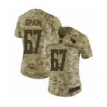 Women's Nike Tennessee Titans #67 Quinton Spain Limited Camo 2018 Salute to Service NFL Jersey