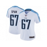 Women's Nike Tennessee Titans #67 Quinton Spain Vapor Untouchable Limited White NFL Jersey