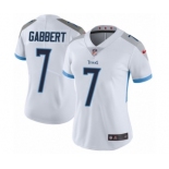 Women's Nike Tennessee Titans #7 Blaine Gabbert White Vapor Untouchable Limited Player NFL Jersey