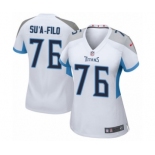 Women's Nike Tennessee Titans #76 Xavier Su'a-Filo Game White NFL Jersey