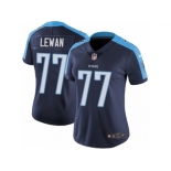 Women's Nike Tennessee Titans #77 Taylor Lewan Vapor Untouchable Limited Navy Blue Alternate NFL Jersey