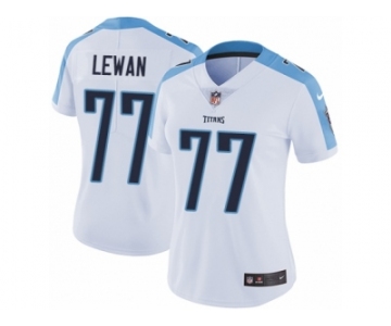 Women's Nike Tennessee Titans #77 Taylor Lewan Vapor Untouchable Limited White NFL Jersey