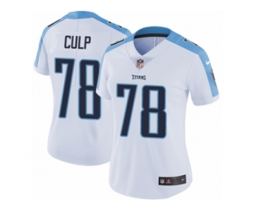 Women's Nike Tennessee Titans #78 Curley Culp Vapor Untouchable Limited White NFL Jersey