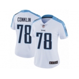 Women's Nike Tennessee Titans #78 Jack Conklin Vapor Untouchable Limited White NFL Jersey