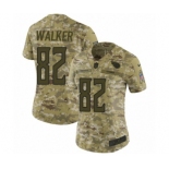 Women's Nike Tennessee Titans #82 Delanie Walker Limited Camo 2018 Salute to Service NFL Jersey