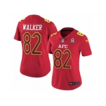 Women's Nike Tennessee Titans #82 Delanie Walker Limited Red 2017 Pro Bowl NFL Jersey