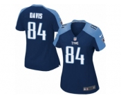 Women's Nike Tennessee Titans #84 Corey Davis Limited Navy Blue Alternate NFL Jersey