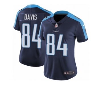 Women's Nike Tennessee Titans #84 Corey Davis Vapor Untouchable Limited Navy Blue Alternate NFL Jersey