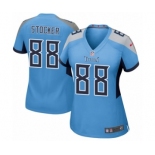 Women's Nike Tennessee Titans #88 Luke Stocker Game Light Blue Alternate NFL Jersey