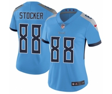 Women's Nike Tennessee Titans #88 Luke Stocker Light Blue Alternate Vapor Untouchable Elite Player NFL Jersey