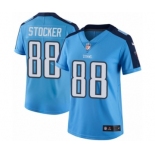 Women's Nike Tennessee Titans #88 Luke Stocker Limited Light Blue Rush Vapor Untouchable NFL Jersey