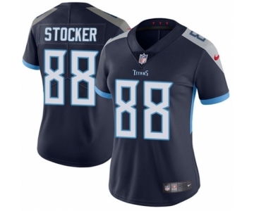 Women's Nike Tennessee Titans #88 Luke Stocker Navy Blue Team Color Vapor Untouchable Elite Player NFL Jersey