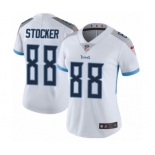 Women's Nike Tennessee Titans #88 Luke Stocker White Vapor Untouchable Elite Player NFL Jersey