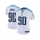 Women's Nike Tennessee Titans #90 DaQuan Jones Vapor Untouchable Limited White NFL Jersey