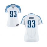 Women's Nike Tennessee Titans #93 Kevin Dodd White NFL Jersey