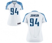 Women's Nike Tennessee Titans #94 Austin Johnson White NFL Jersey