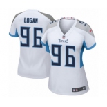 Women's Nike Tennessee Titans #96 Bennie Logan Game White NFL Jersey