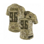 Women's Nike Tennessee Titans #96 Bennie Logan Limited Camo 2018 Salute to Service NFL Jersey