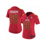 Women's Nike Tennessee Titans #98 Brian Orakpo Limited Red 2017 Pro Bowl NFL Jersey