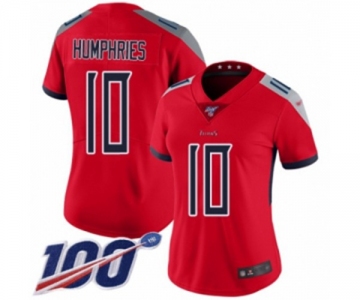 Women's Tennessee Titans #10 Adam Humphries Limited Red Inverted Legend 100th Season Football Jersey