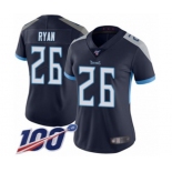 Women's Tennessee Titans #26 Logan Ryan Navy Blue Team Color Vapor Untouchable Limited Player 100th Season Football Jersey