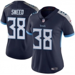 Women's Tennessee Titans #38 L'Jarius Sneed Navy Vapor Football Stitched Jersey