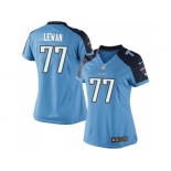 Women's Tennessee Titans #77 Taylor Lewan Light Blue NFL Jersey