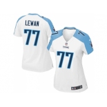 Women's Tennessee Titans #77 Taylor Lewan White NFL Jersey