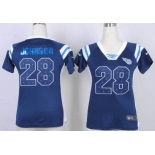 nike women jerseys tennessee titans #28 chris johnson blue[fashion Rhinestone sequins]